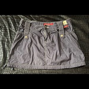 Miss Sixty blue shade mini skirt